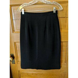 Positive Attitude Womens Suit Skirt Size 10 Black Knee Length Pencil